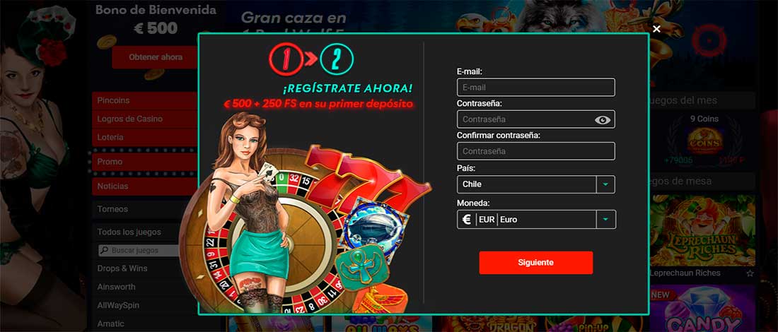 Register at Pin Up Casino.