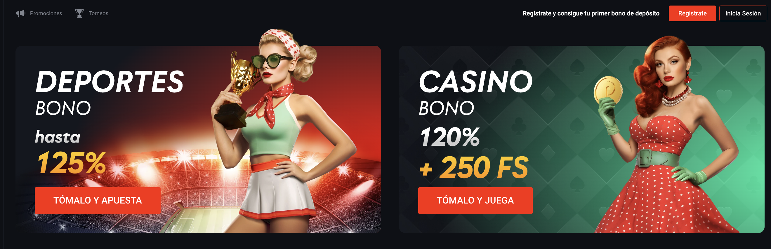 Casinosports promo banners